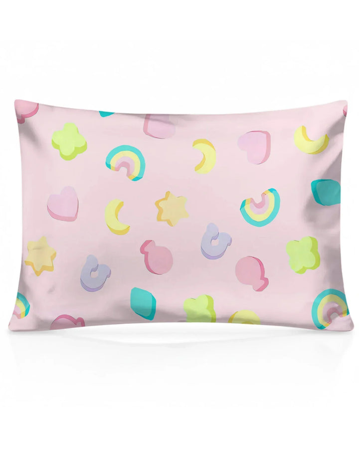 Pastel Lucky Charms Scatter Bamboo Pillow Case