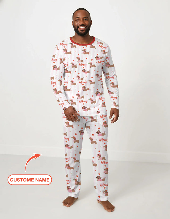 Vorlage Benutzerdefiniertes Herren-Pyjama-Set