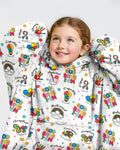 Gott sagt, ich bin anders tragbarer Bambus-Deckenpullover