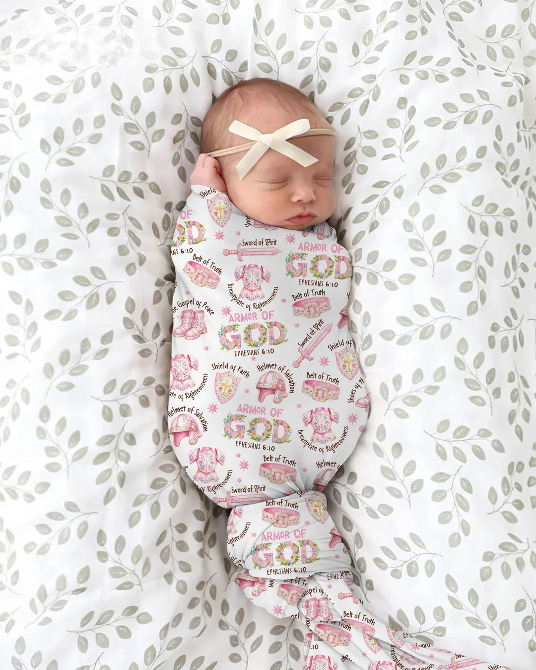 Put On The Full Armor Of God swaddle blanket