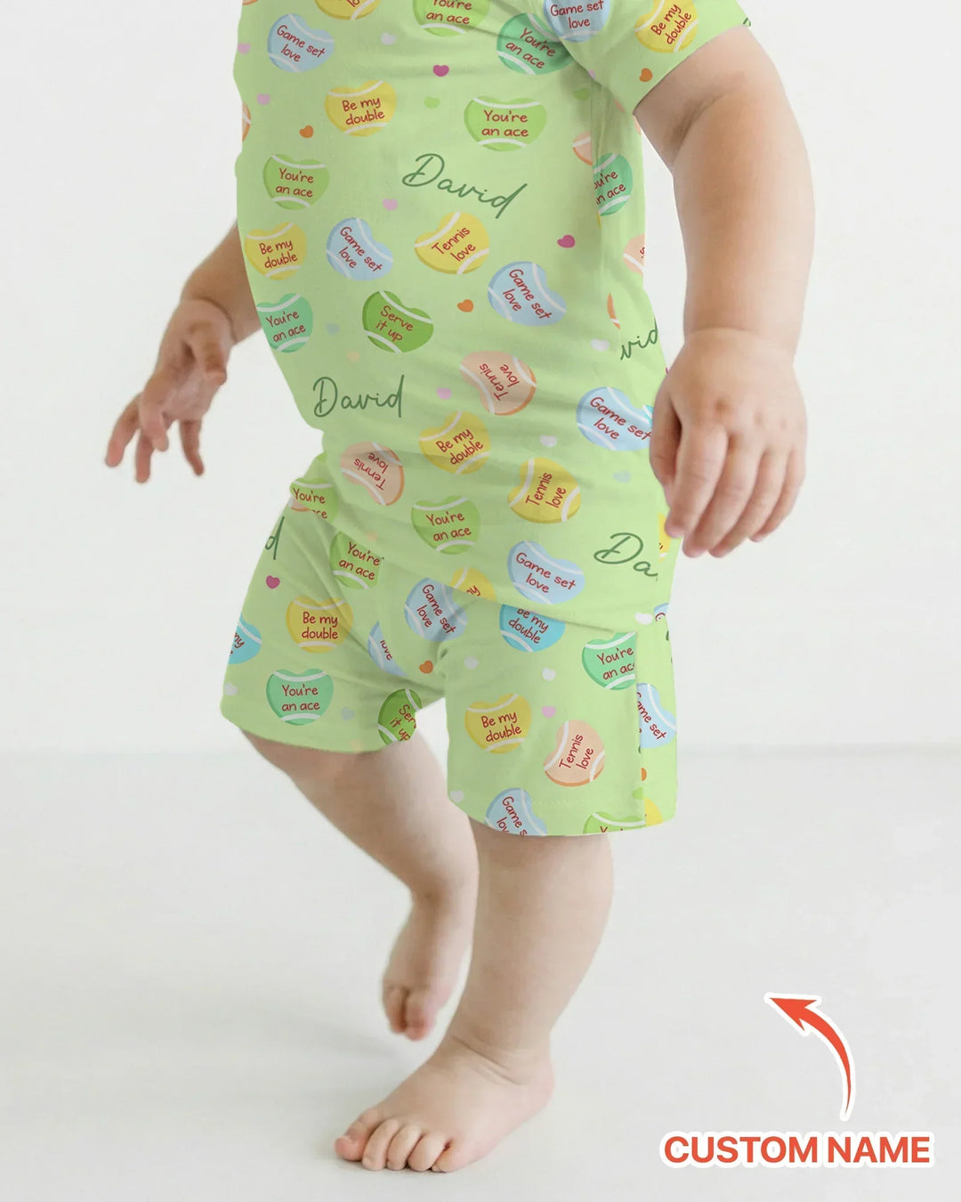 Schlafanzug-Set zweiteilig, kurze Ärmel, kurze Hose, Bambus