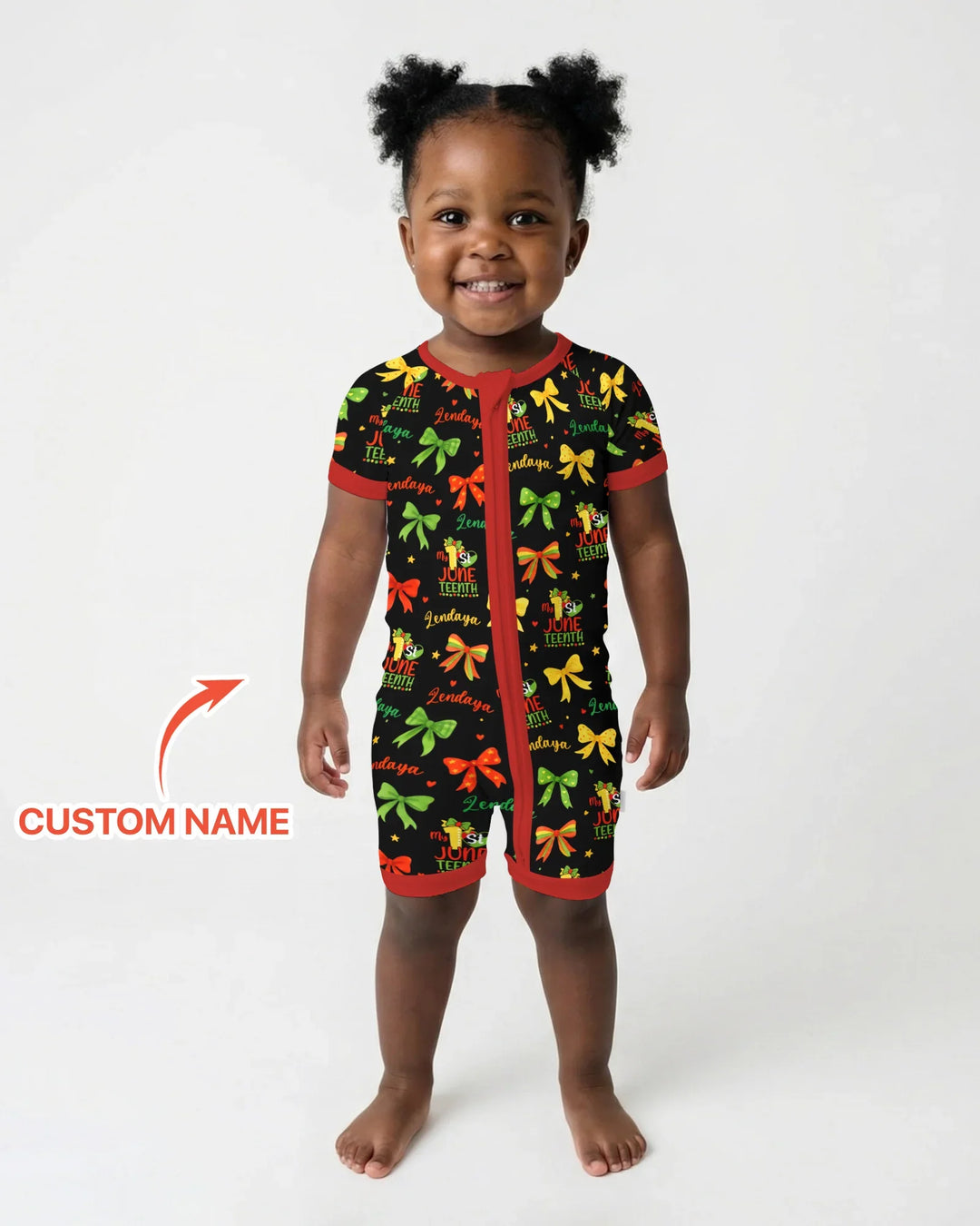 My 1st Juneteenth Bamboo Shorty Zippy