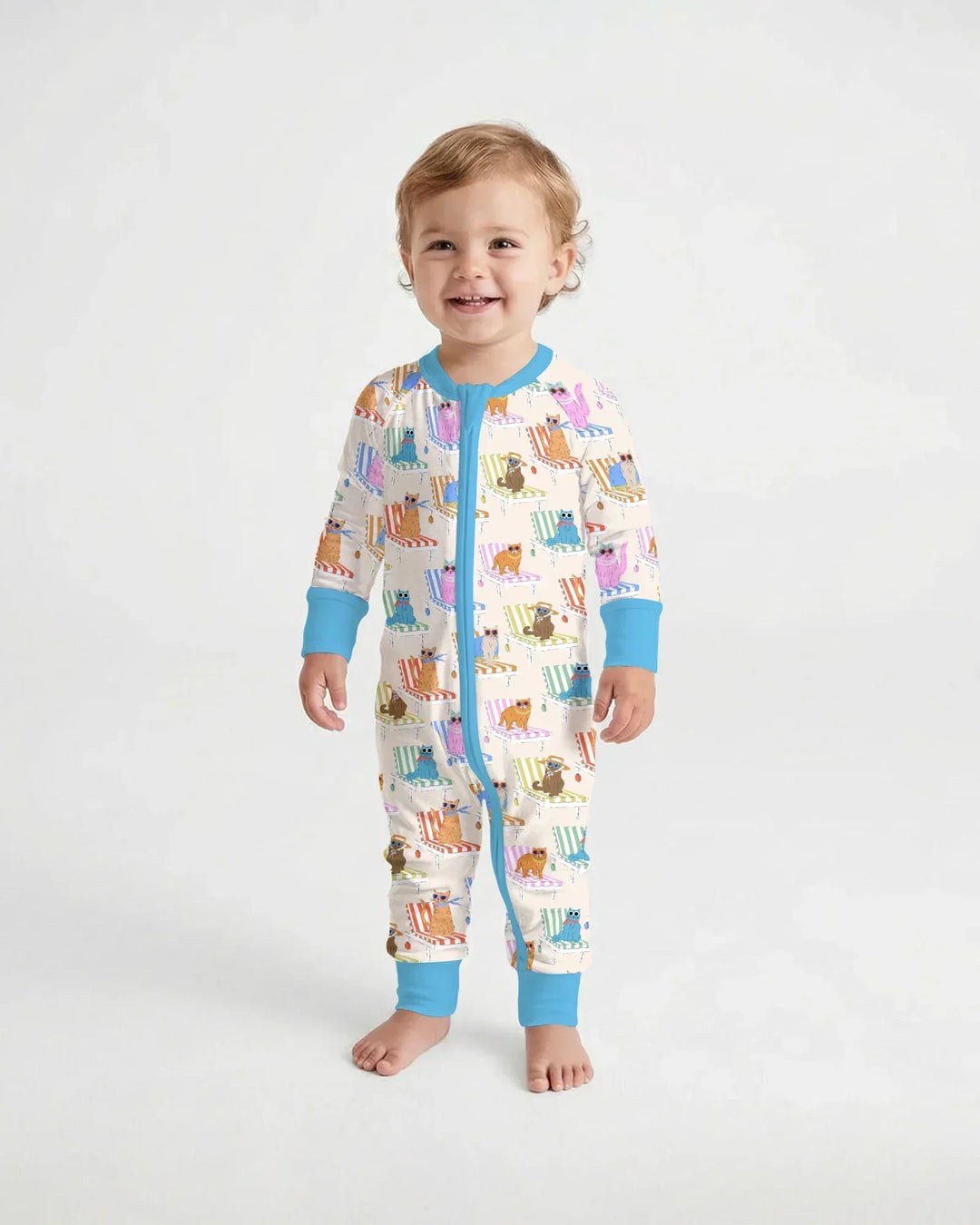 Gerippte Babykleidung mit individuellem Foto - Weich &amp; Skizzenhaft