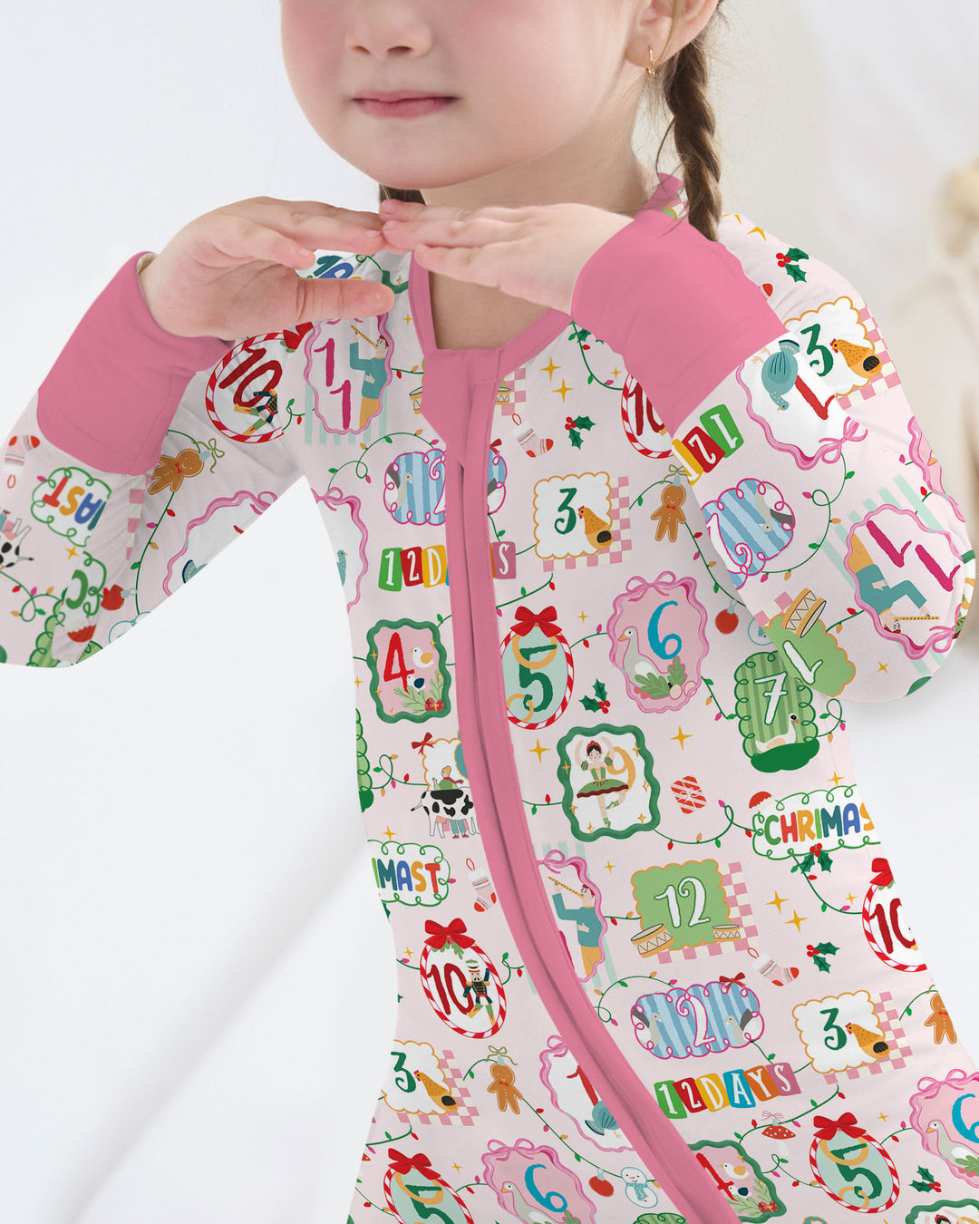 12 Christmas Prayers Bamboo Convertible Zippy