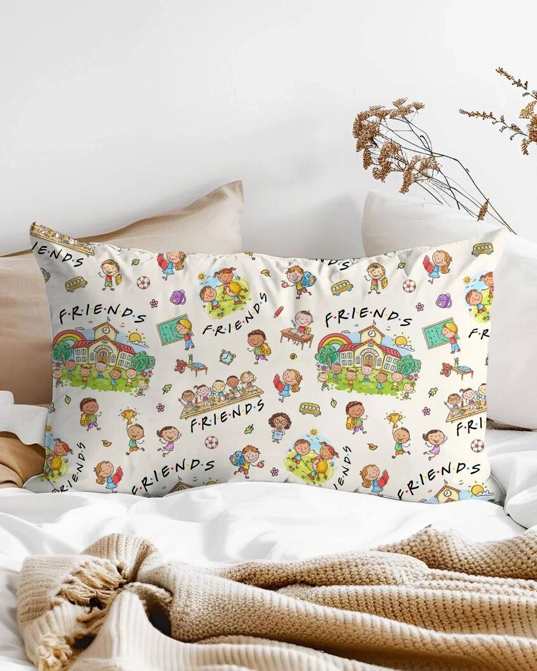 School Friends Forever Bamboo Pillow Case