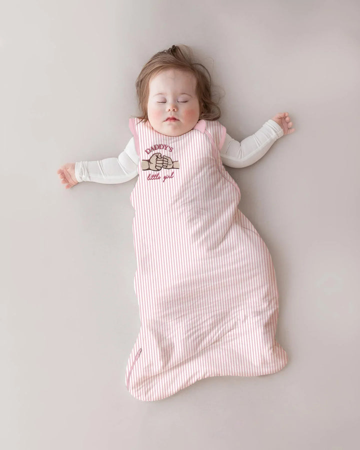 Embroidered Daddy's Little Bamboo Sleep Bag