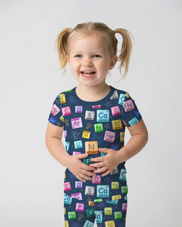 Zweiteiliges, kurzärmliges Pyjama-Set mit Marienkäfern