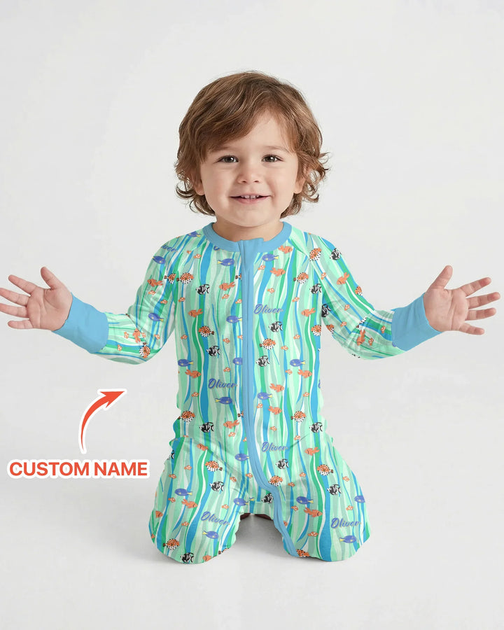 Gerippte Babykleidung mit individuellem Foto - Weich &amp; Skizzenhaft