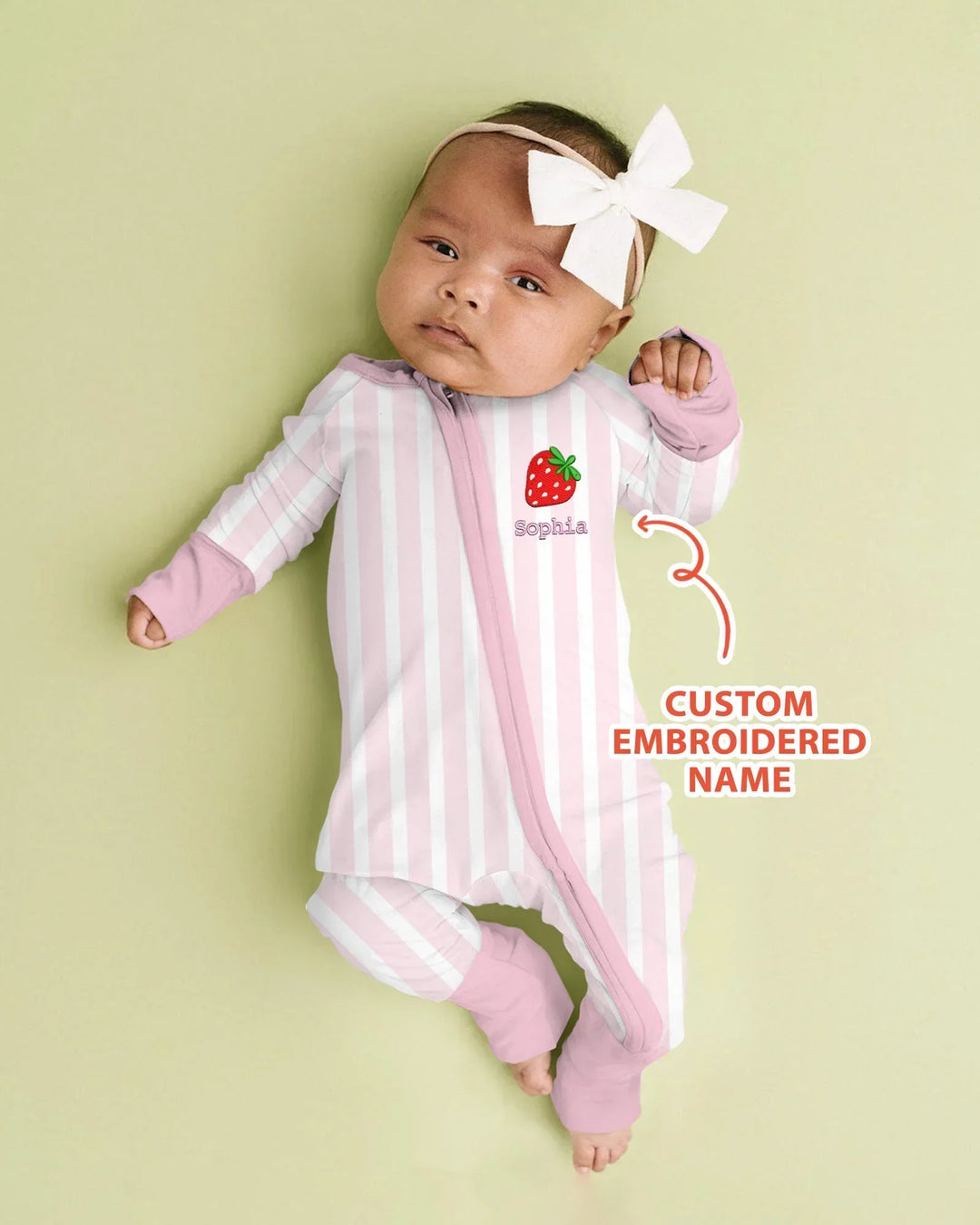 Gerippte Babykleidung mit individuellem Foto - Weich &amp; Skizzenhaft