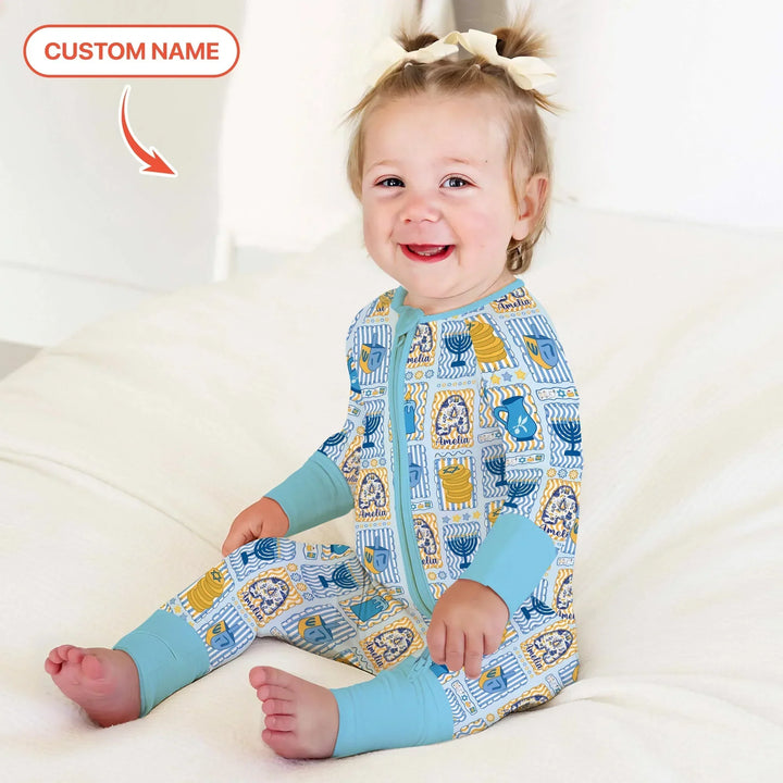 Gerippte Babykleidung mit individuellem Foto - Weich &amp; Skizzenhaft