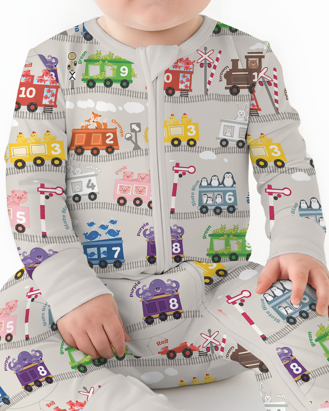 Gerippte Babykleidung mit individuellem Foto - Weich &amp; Skizzenhaft