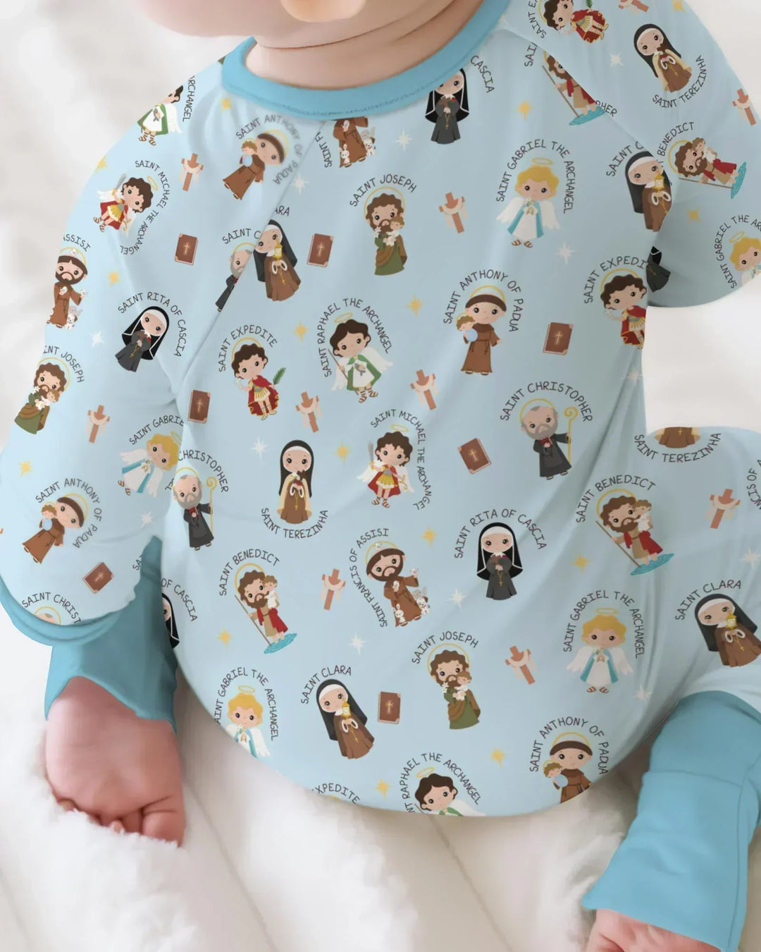 Gerippte Babykleidung mit individuellem Foto - Weich &amp; Skizzenhaft