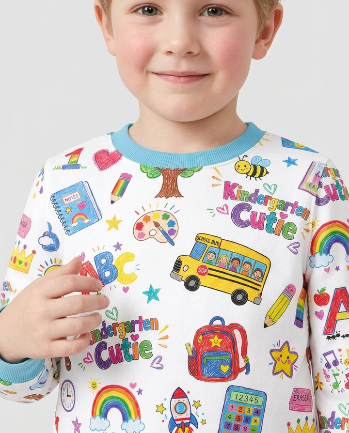 Ramadan Mubarak Bambus Rundhals-Sweatshirt