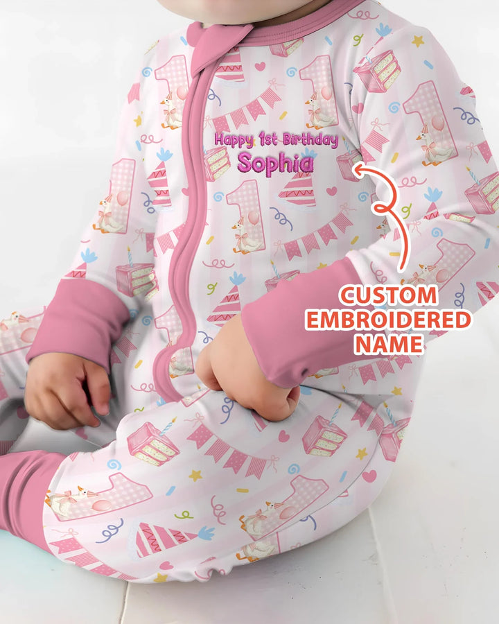 Gerippte Babykleidung mit individuellem Foto - Weich &amp; Skizzenhaft