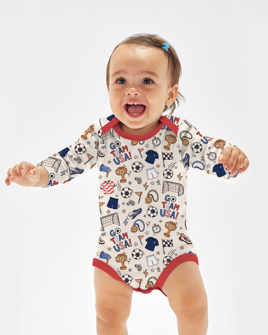 Gerippte Babykleidung mit individuellem Foto - Weich &amp; Skizzenhaft