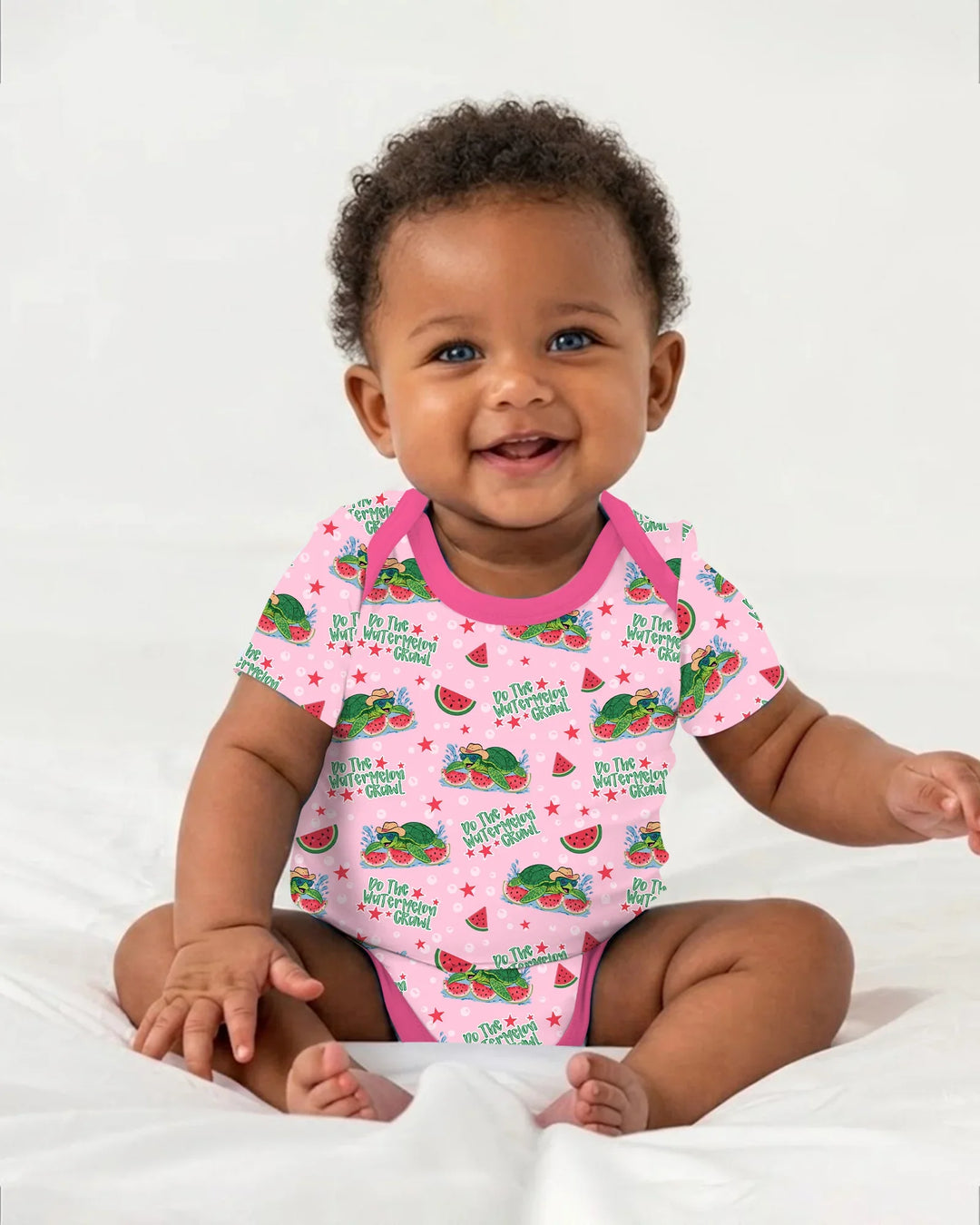 Gerippte Babykleidung mit individuellem Foto - Weich &amp; Skizzenhaft