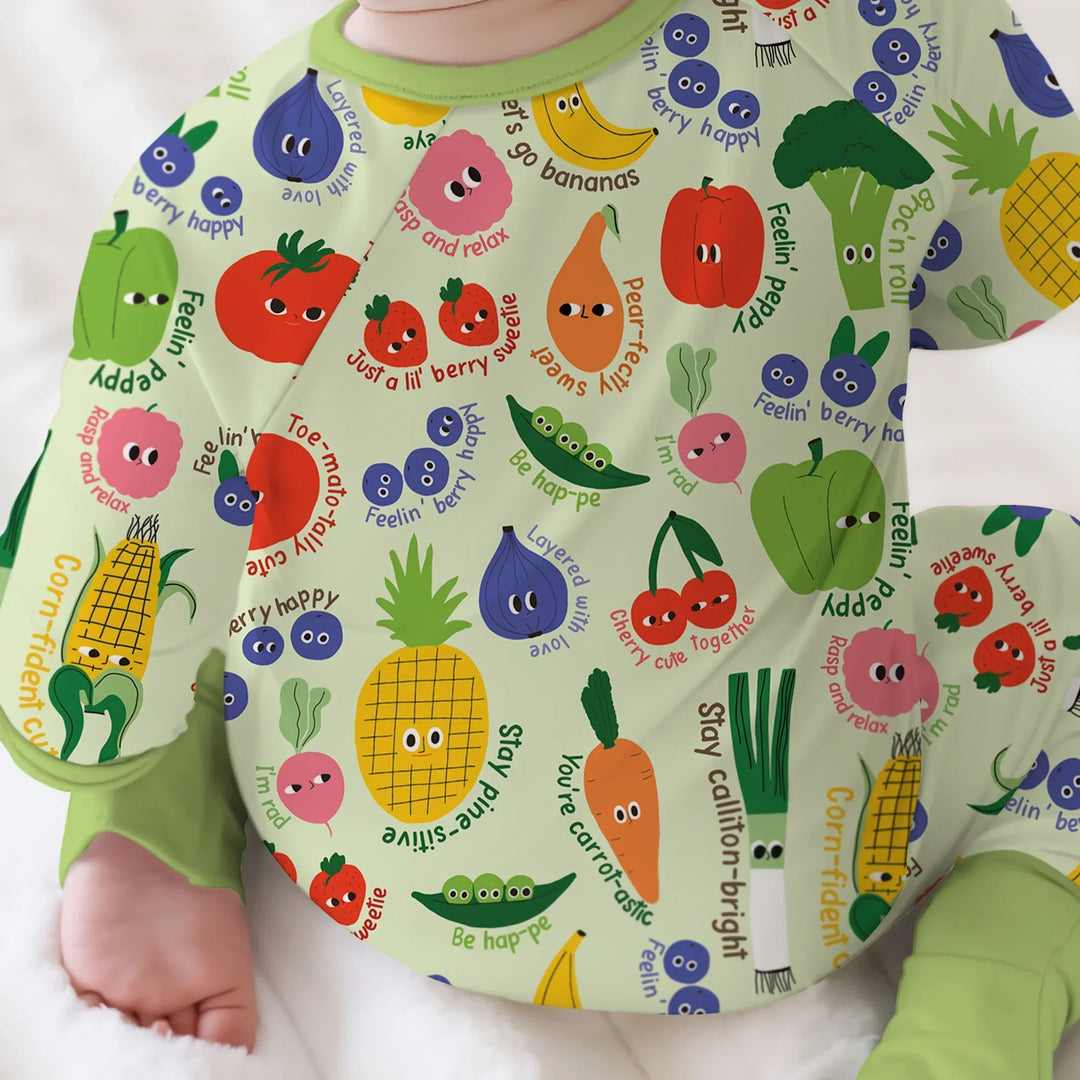 Gerippte Babykleidung mit individuellem Foto - Weich &amp; Skizzenhaft