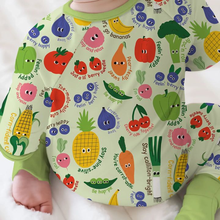 Gerippte Babykleidung mit individuellem Foto - Weich &amp; Skizzenhaft
