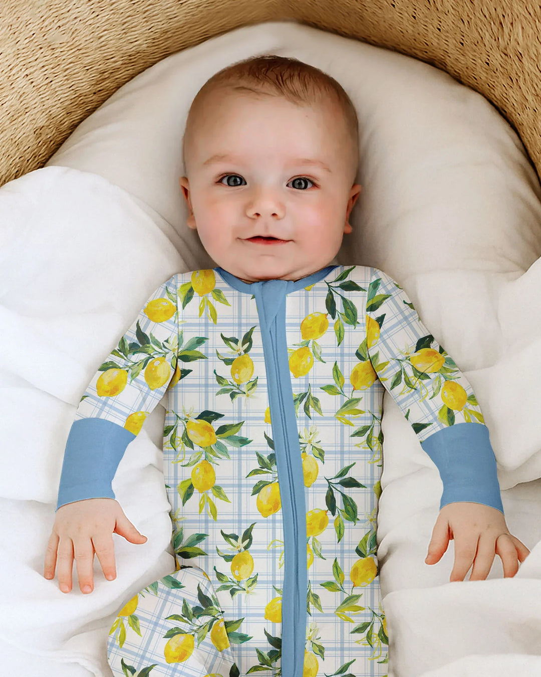 Gerippte Babykleidung mit individuellem Foto - Weich &amp; Skizzenhaft