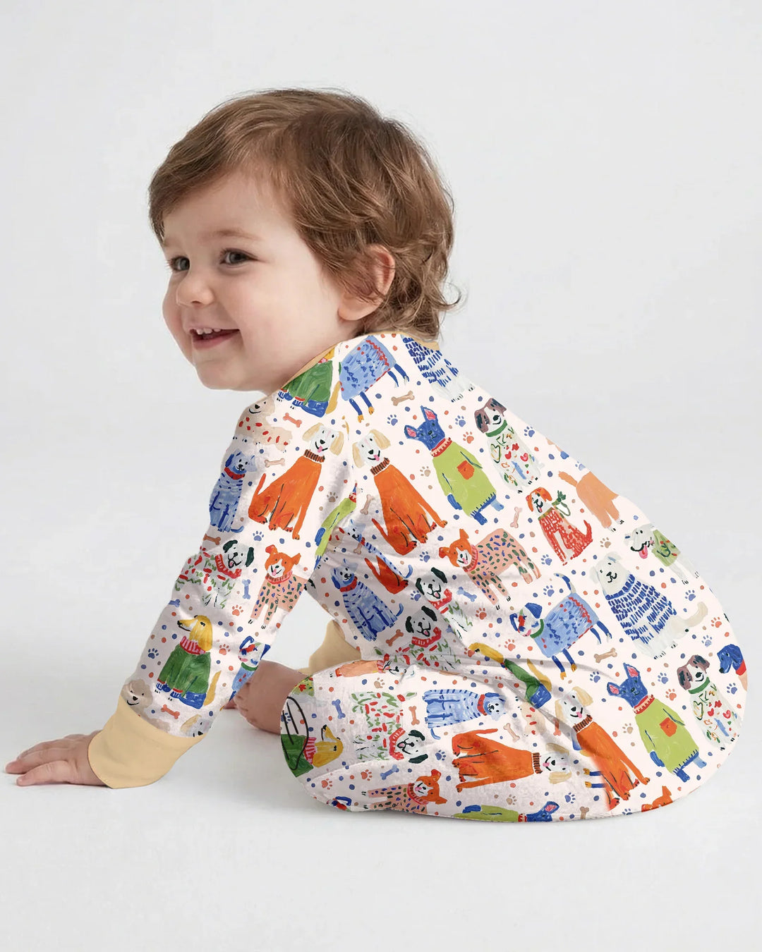 Whimsical Puppy Bamboo Convertible Zippy