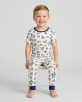 Zweiteiliges, kurzärmliges Pyjama-Set mit Marienkäfern