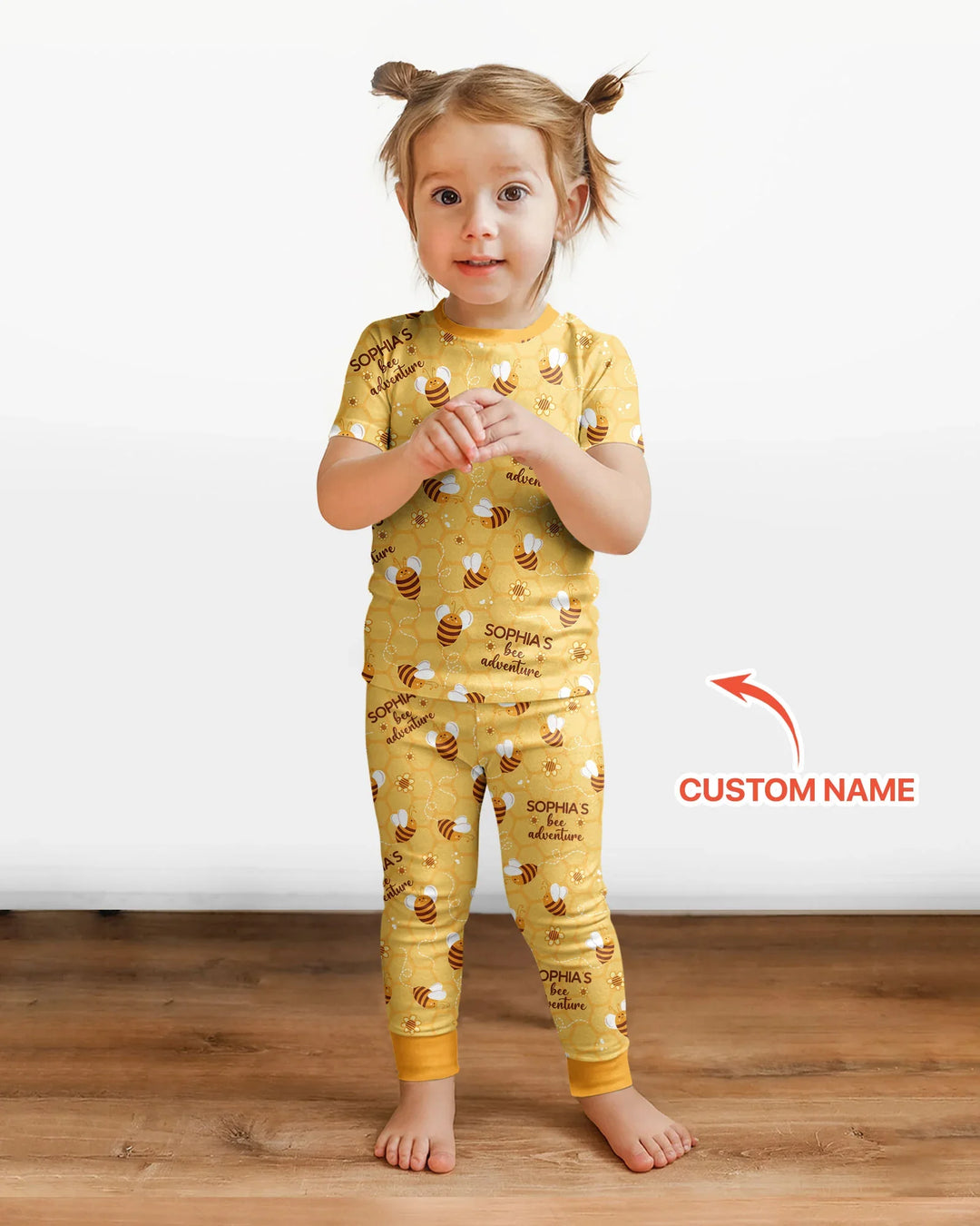 Zweiteiliges, kurzärmliges Pyjama-Set mit Marienkäfern