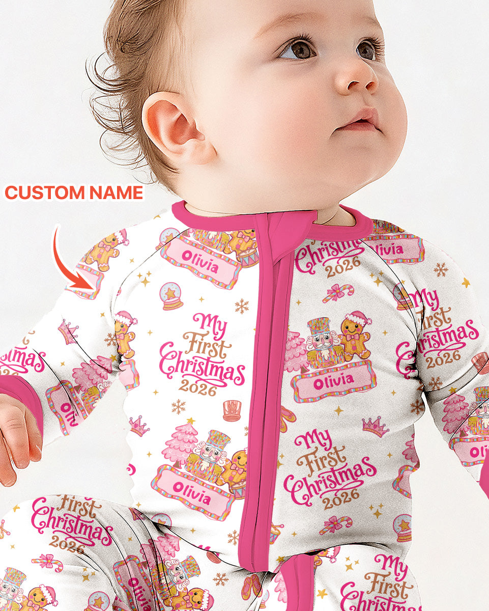Custom Name Nutcracker Christmas Tale Bamboo Convertible Zippy