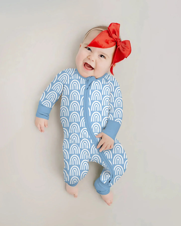 Gerippte Babykleidung mit individuellem Foto - Weich &amp; Skizzenhaft
