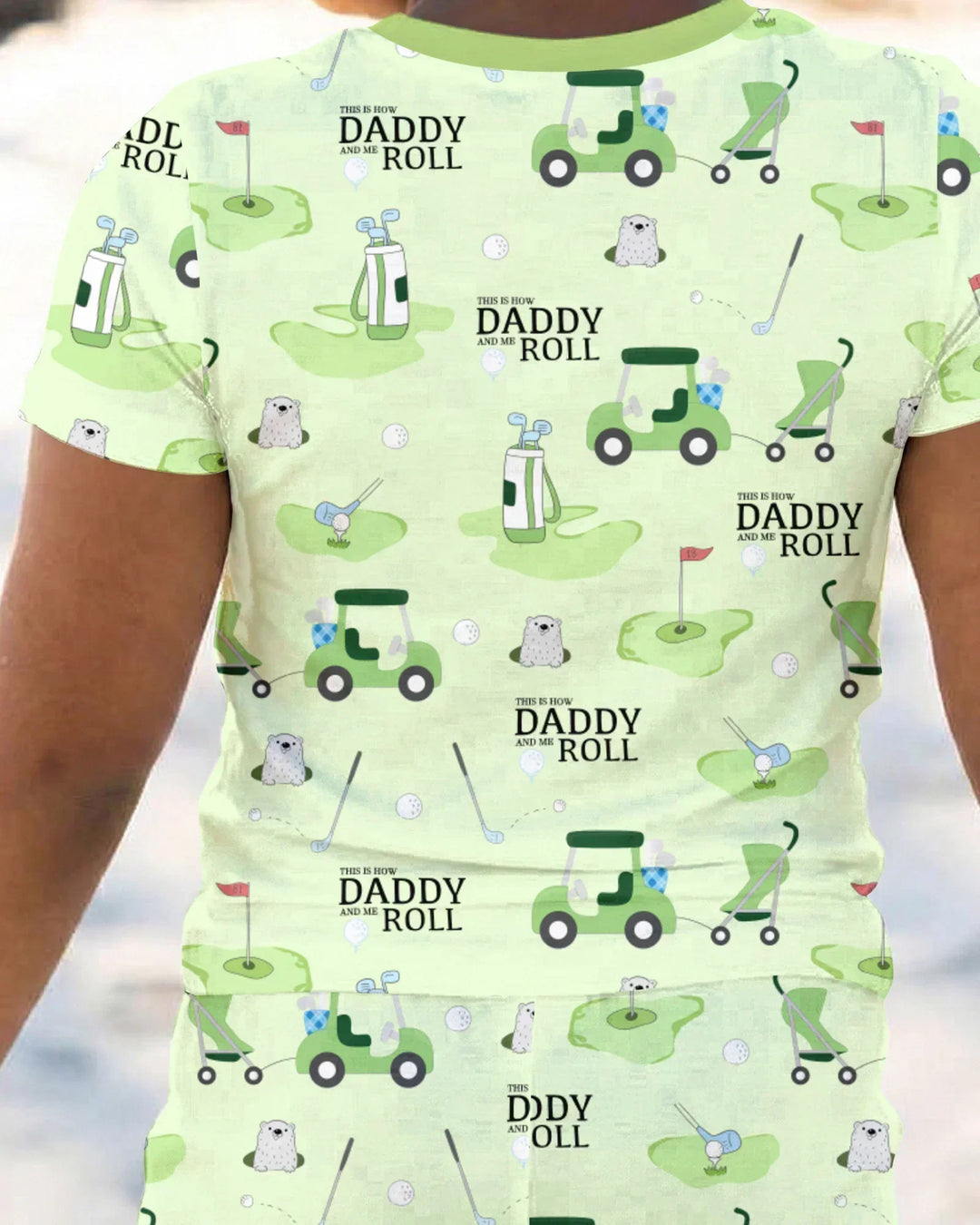 Zweiteiliges, kurzärmliges Pyjama-Set mit Marienkäfern