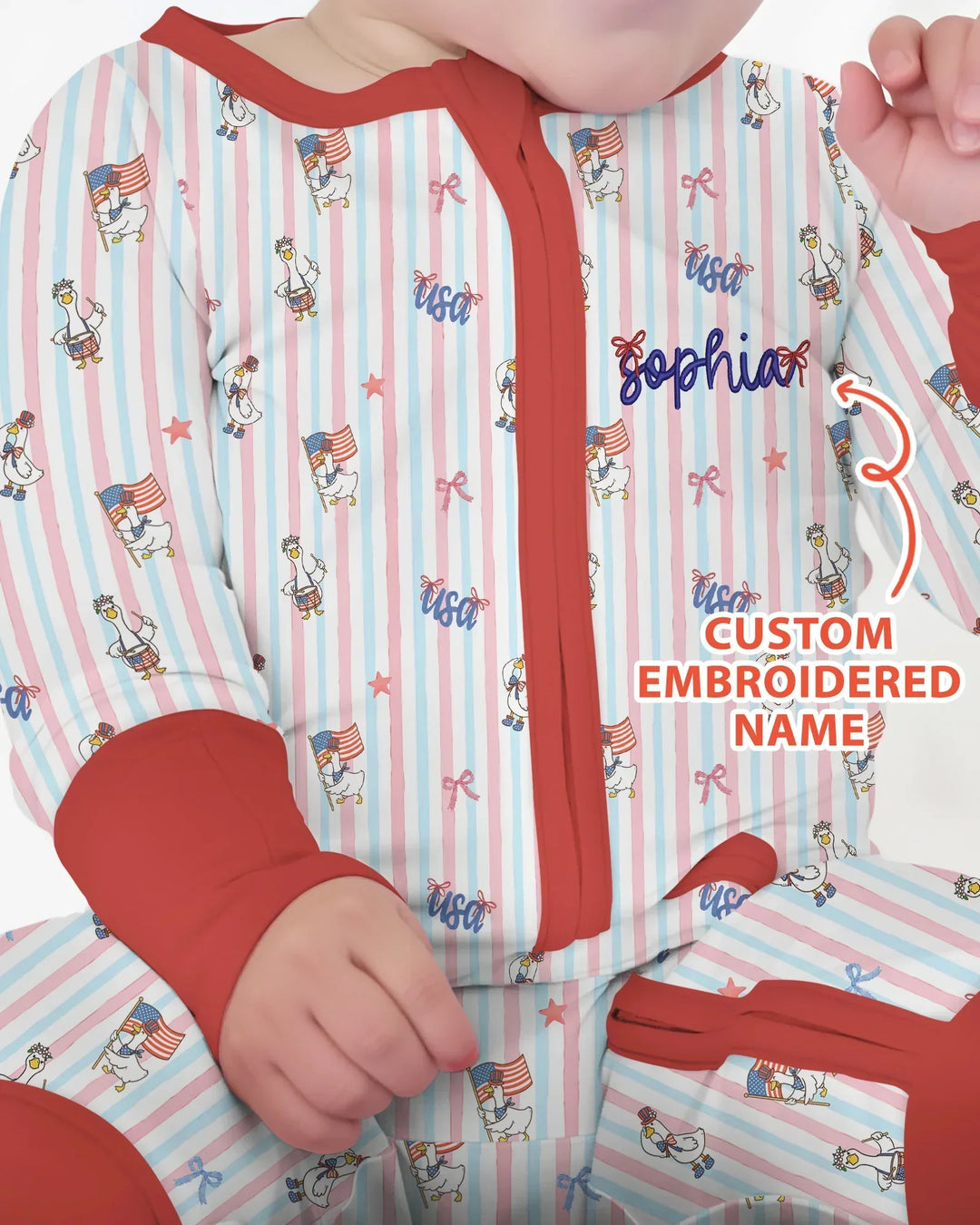 Gerippte Babykleidung mit individuellem Foto - Weich &amp; Skizzenhaft