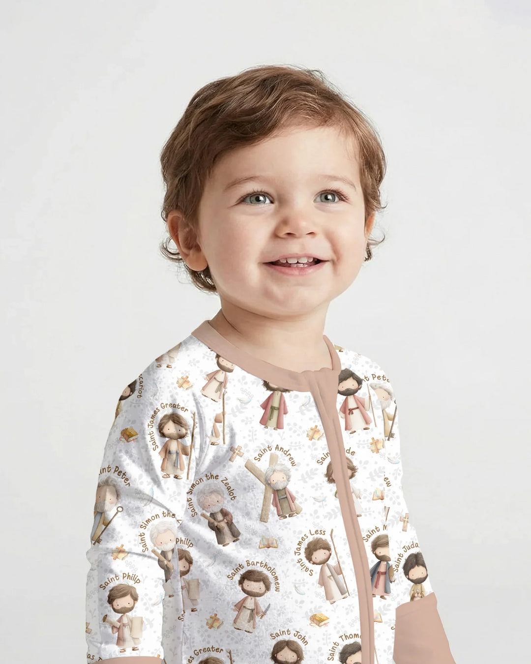 Gerippte Babykleidung mit individuellem Foto - Weich &amp; Skizzenhaft