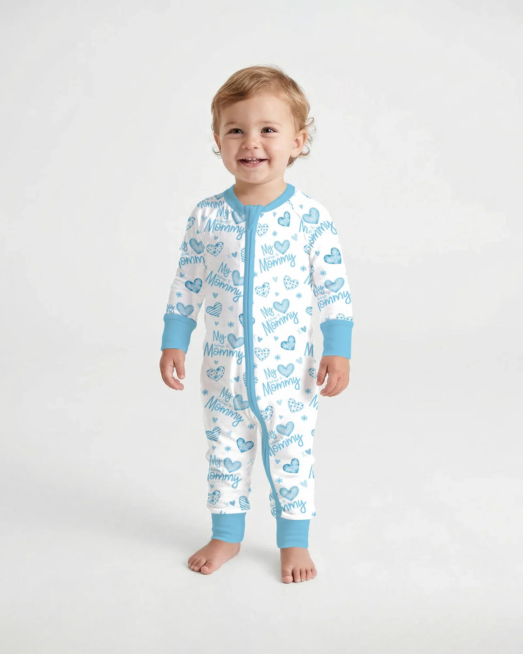 Gerippte Babykleidung mit individuellem Foto - Weich &amp; Skizzenhaft