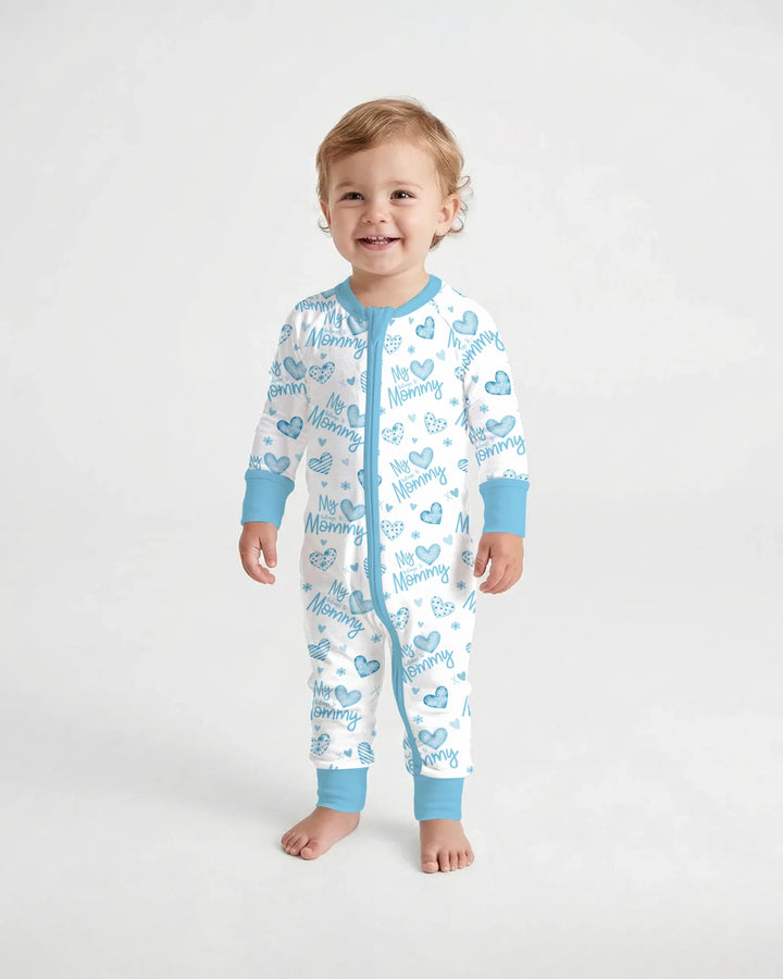 Gerippte Babykleidung mit individuellem Foto - Weich &amp; Skizzenhaft