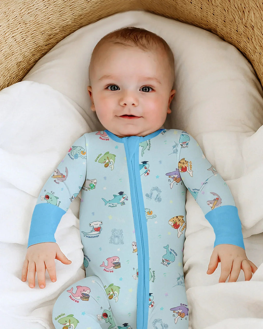 Gerippte Babykleidung mit individuellem Foto - Weich &amp; Skizzenhaft