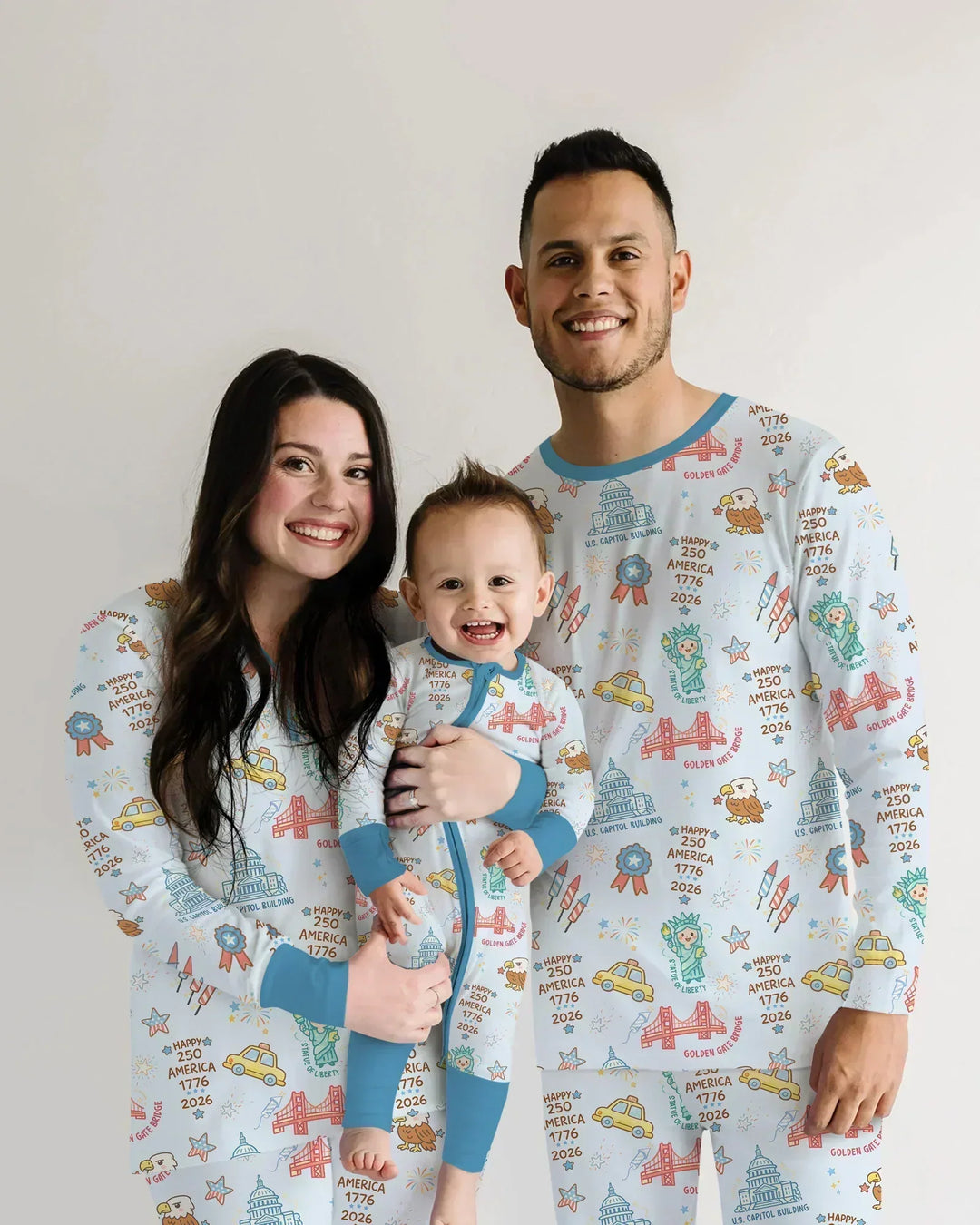 250 Jahre Freiheit Bambus Damen Pyjama Set