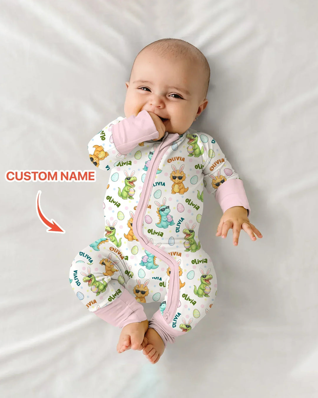 Gerippte Babykleidung mit individuellem Foto - Weich &amp; Skizzenhaft
