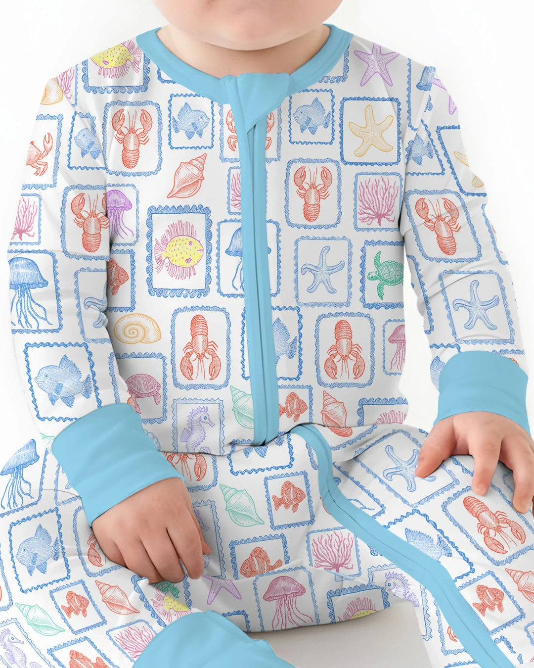Gerippte Babykleidung mit individuellem Foto - Weich &amp; Skizzenhaft