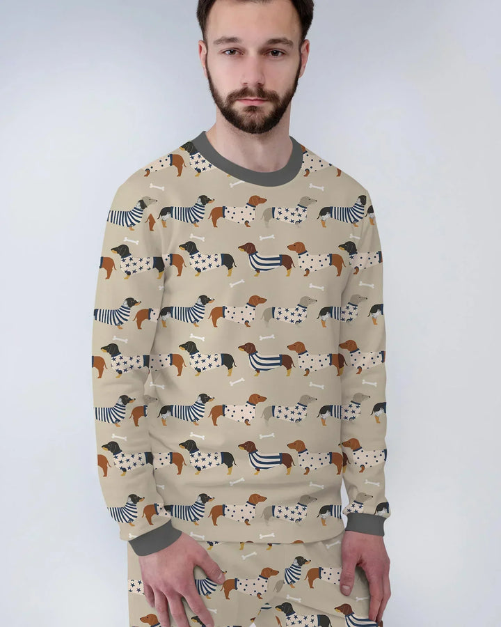 Vorlage Herren-Pyjama-Set