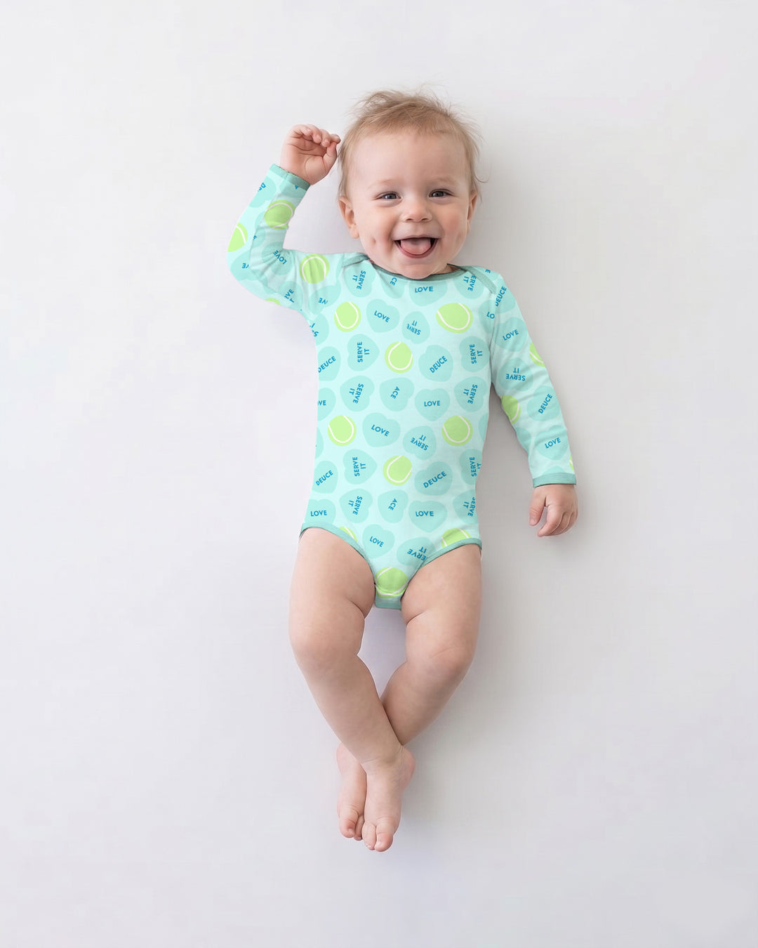 Gerippte Babykleidung mit individuellem Foto - Weich &amp; Skizzenhaft