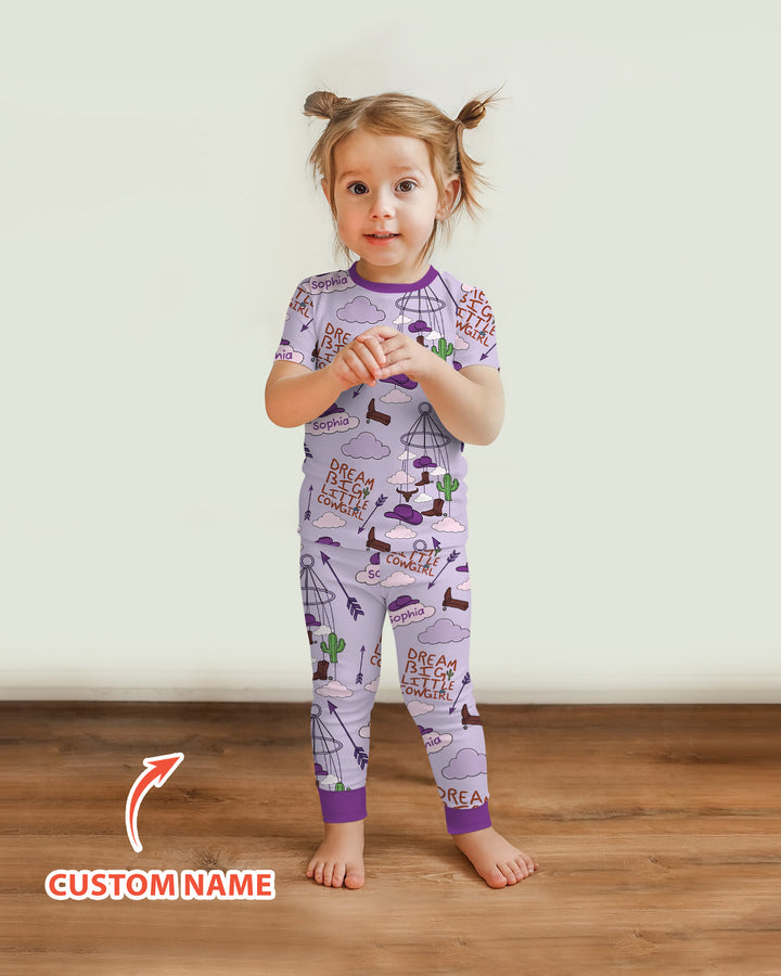 Zweiteiliges, kurzärmliges Pyjama-Set mit Marienkäfern