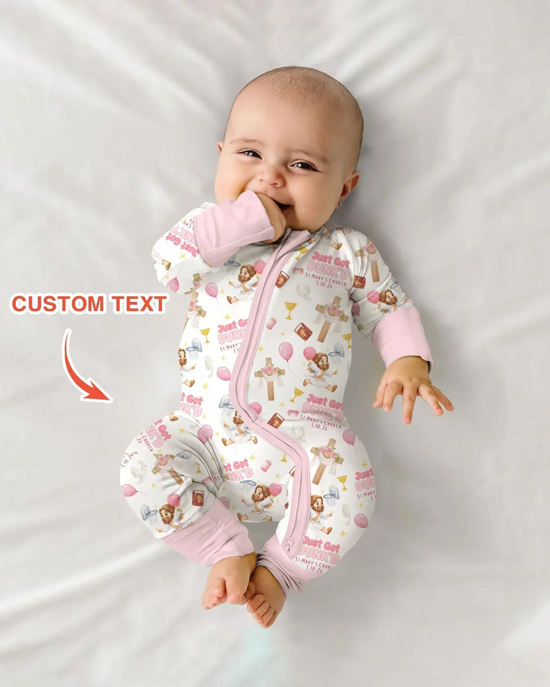 Gerippte Babykleidung mit individuellem Foto - Weich &amp; Skizzenhaft