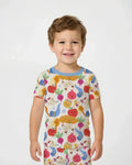 Zweiteiliges, kurzärmliges Pyjama-Set mit Marienkäfern