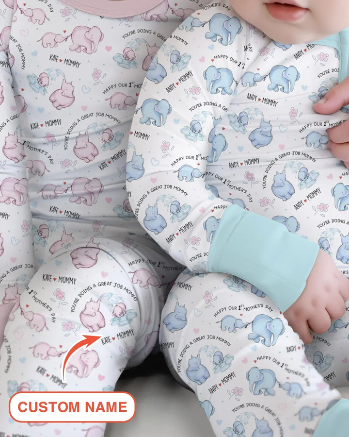Gerippte Babykleidung mit individuellem Foto - Weich &amp; Skizzenhaft
