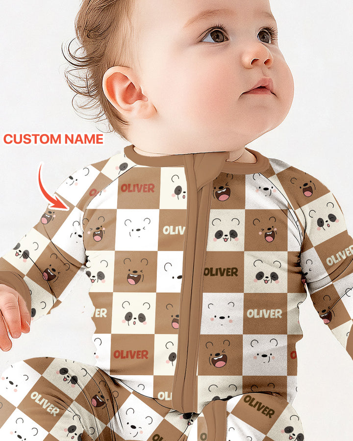 I Am Baby Bears Bamboo Convertible Zippy