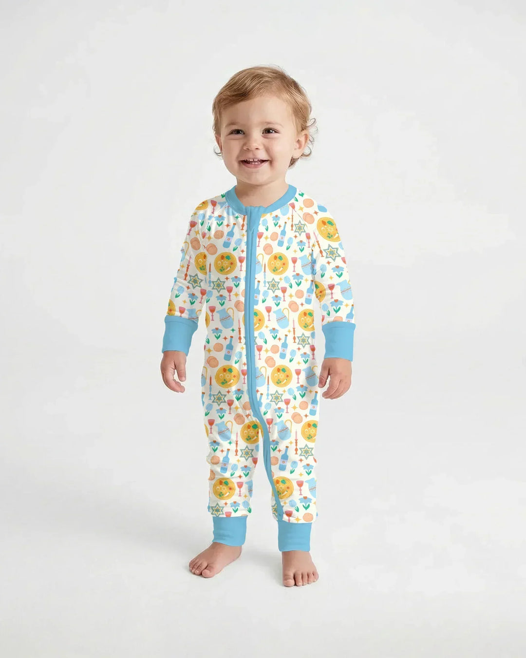 Gerippte Babykleidung mit individuellem Foto - Weich &amp; Skizzenhaft