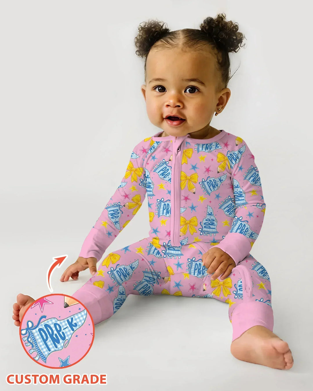 Gerippte Babykleidung mit individuellem Foto - Weich &amp; Skizzenhaft