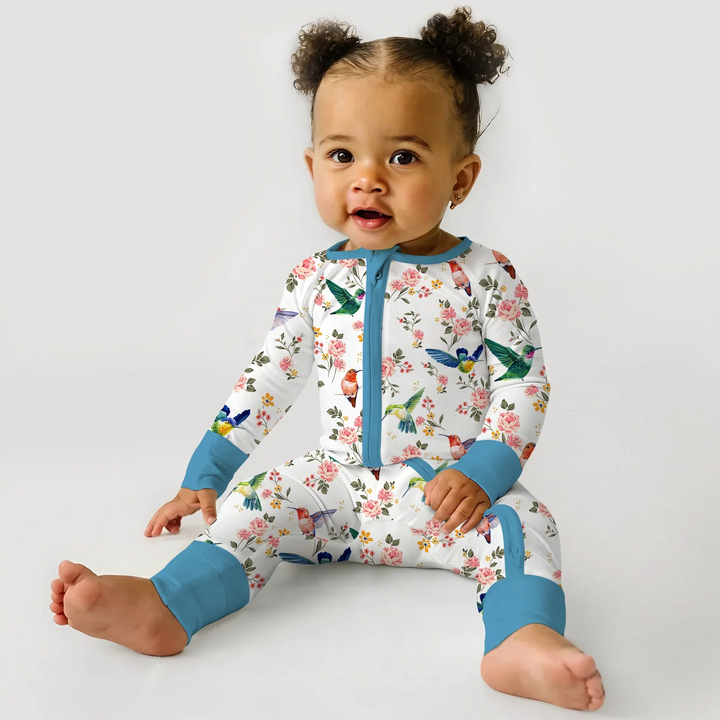 Gerippte Babykleidung mit individuellem Foto - Weich &amp; Skizzenhaft