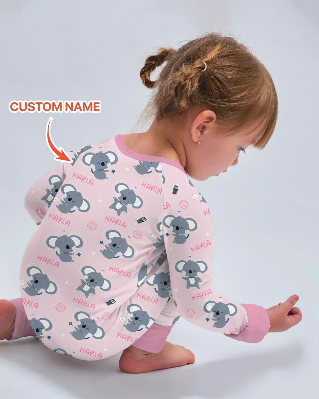 Gerippte Babykleidung mit individuellem Foto - Weich &amp; Skizzenhaft