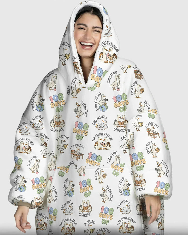 100 Days Of... Tragbarer Bambus-Deckenhoodie