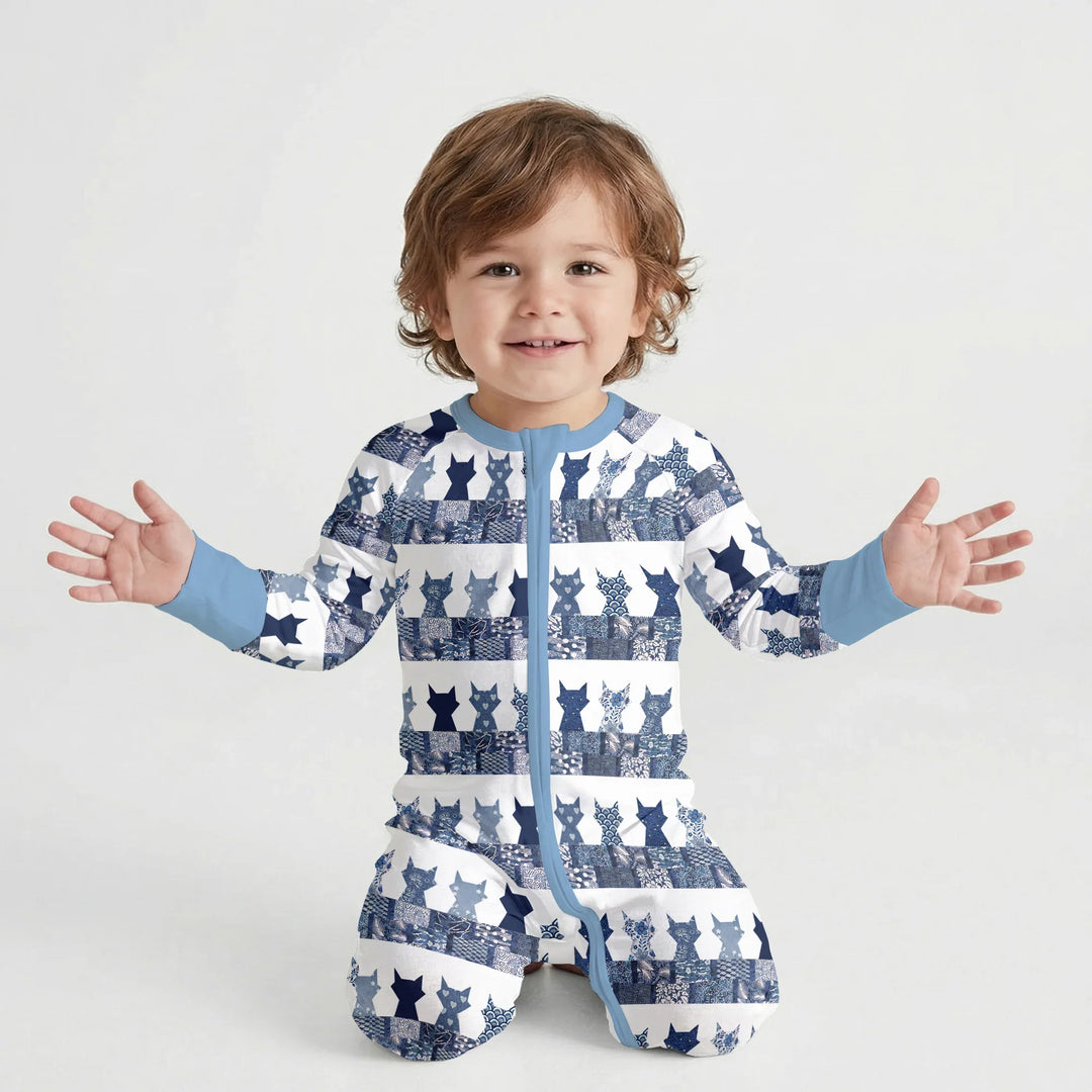 Gerippte Babykleidung mit individuellem Foto - Weich &amp; Skizzenhaft